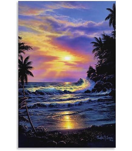 額装品/オーシャン ロアー/クリスチャン ラッセン/アート/ポスター/インテリア Amazon.co.jp: ポスター クリスチャン ラッセン オーシャン ロアー